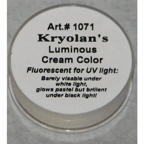 Kryolan Phosphorescent Glow in the Dark Cream Makeup