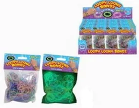 Loom Bands 12 Hooks 300pc Glow in the Dark