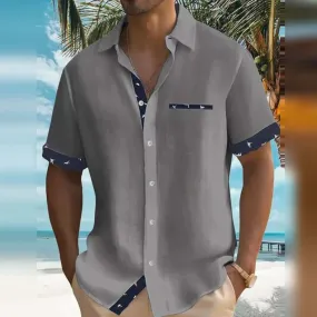 Men's Breathable Short Sleeve Shirt