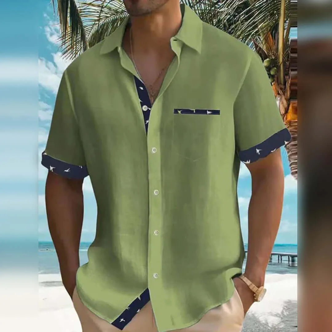 Men's Breathable Short Sleeve Shirt