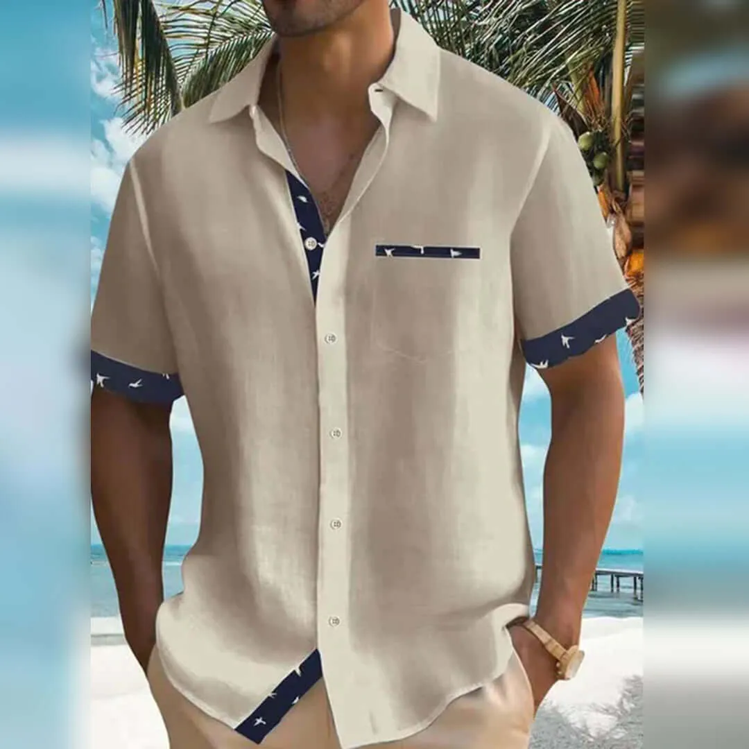 Men's Breathable Short Sleeve Shirt