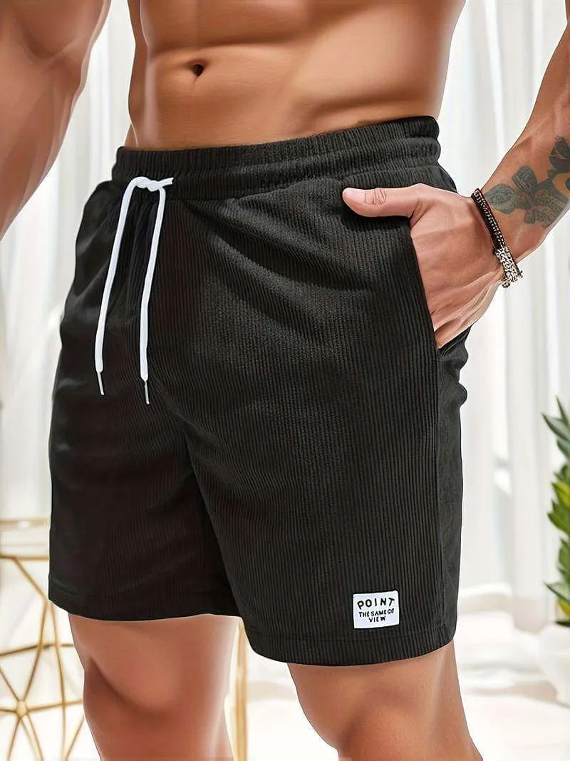 Men's Casual Summer Shorts: Elastic Waist, Breathable