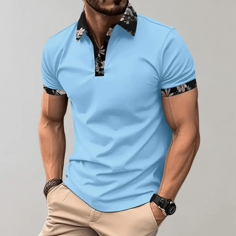 Men's Classic Fit Polo Shirt: Breathable, Short Sleeve Casual Top