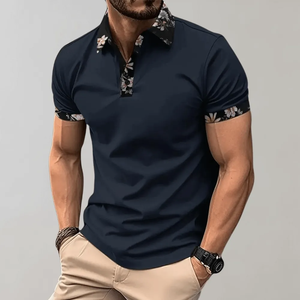 Men's Classic Fit Polo Shirt: Breathable, Short Sleeve Casual Top