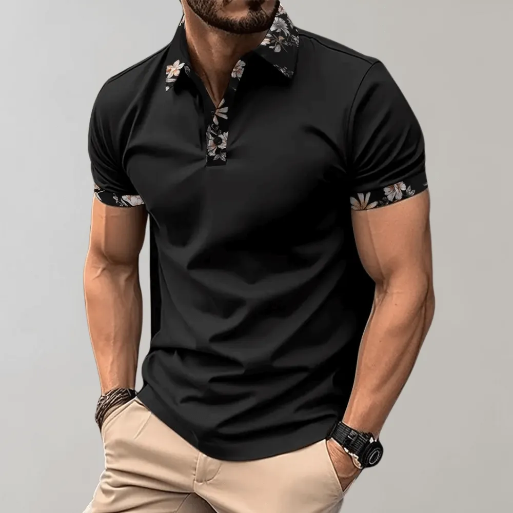 Men's Classic Fit Polo Shirt: Breathable, Short Sleeve Casual Top