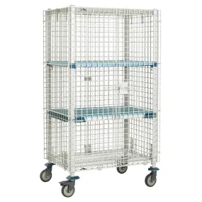 Metro MQSEC53VE MetroMax Q Security Cart with Braking Casters, fits 24" x 36" Shelves