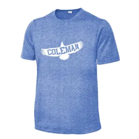 MOISTURE WICKING T-SHIRT / ROYAL HEATHER