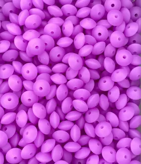 Neon Purple Glow 12mm Lentil