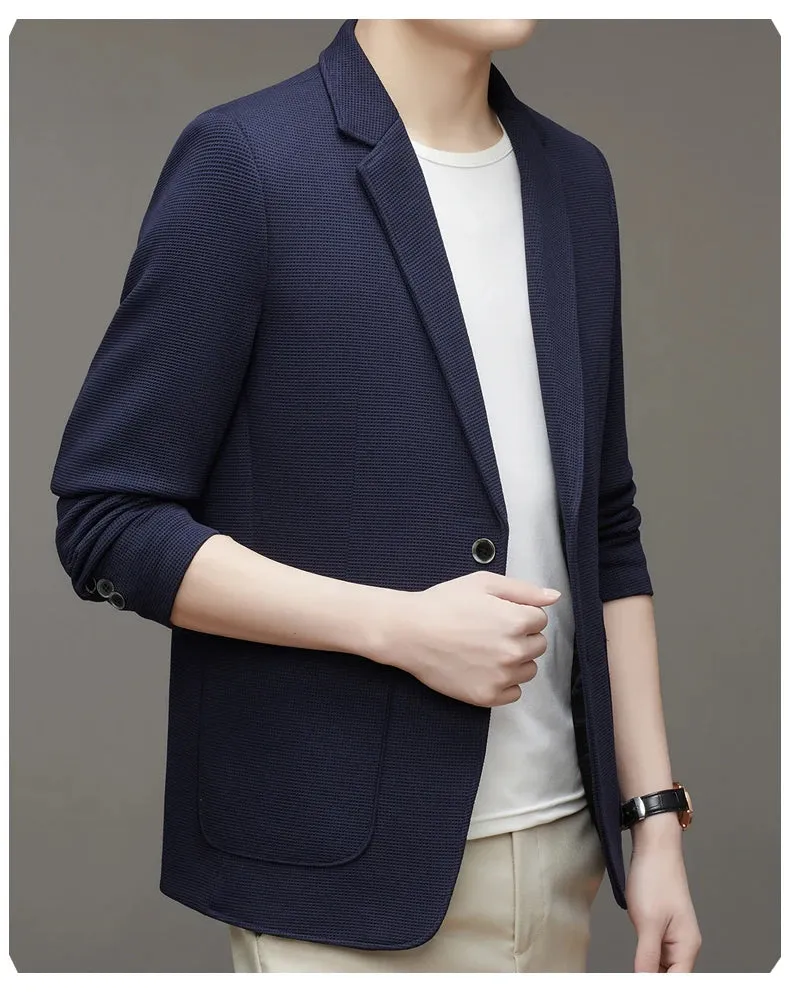 Roland's - Waffle Knit Breathable Blazer