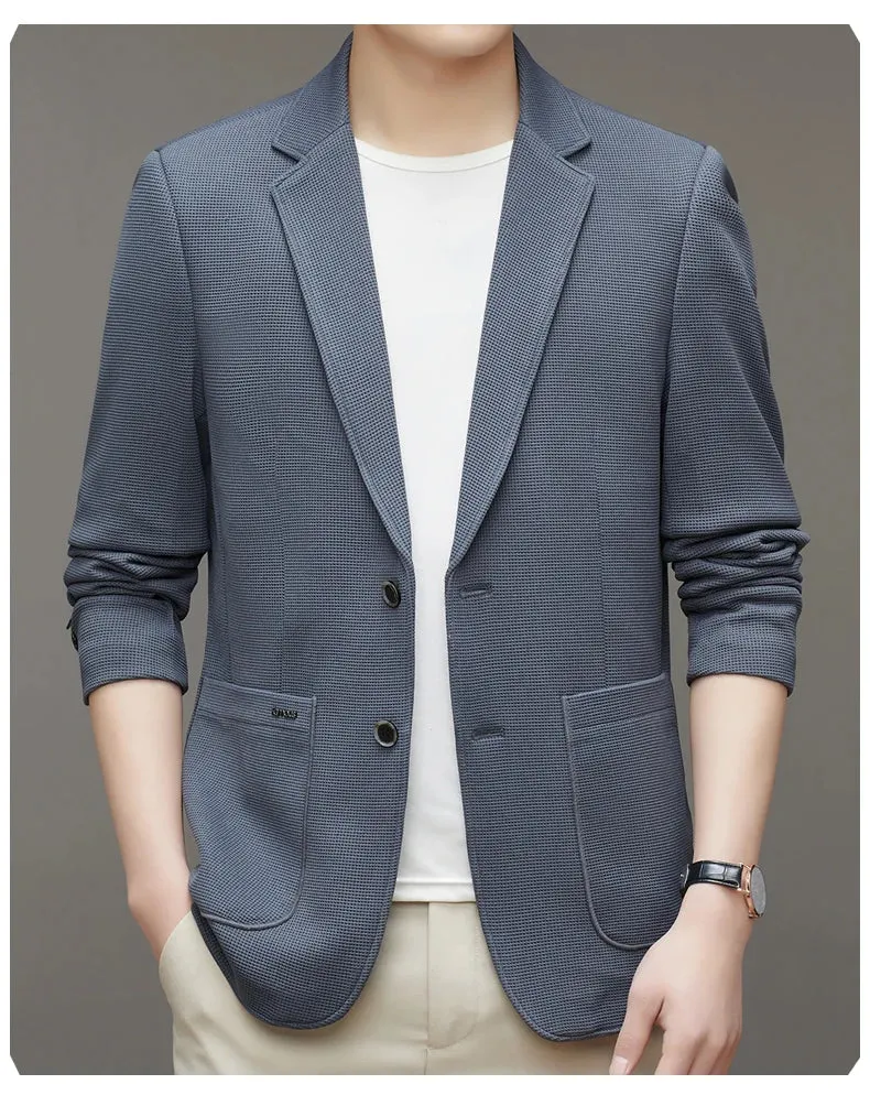 Roland's - Waffle Knit Breathable Blazer