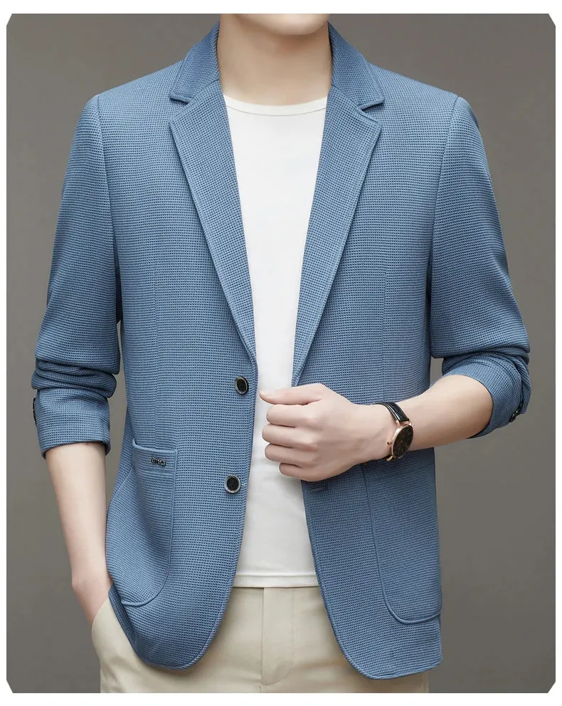 Roland's - Waffle Knit Breathable Blazer