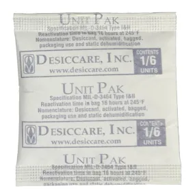 SCS 1/6PLDES1200 Desiccant in Tyvek Pouch