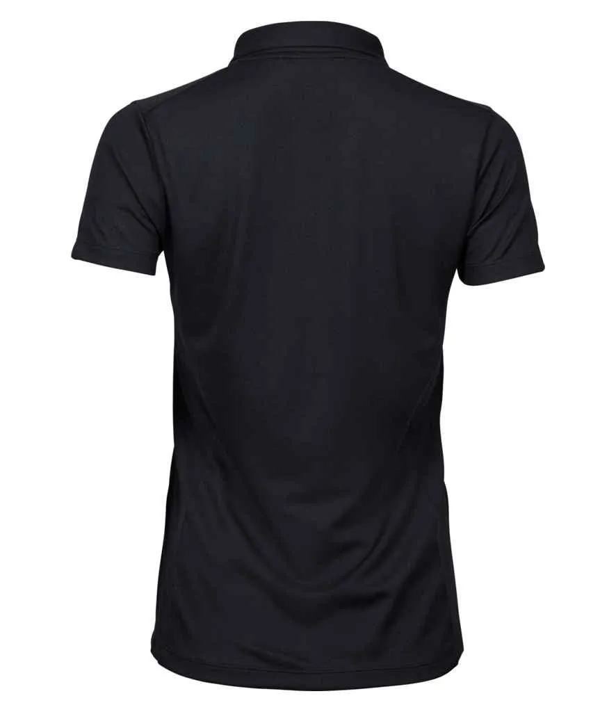 Tee Jays Ladies Luxury Sport Polo Shirt | Black