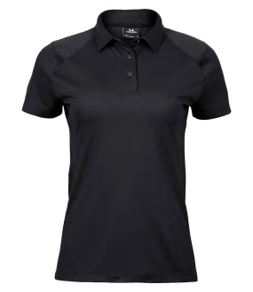 Tee Jays Ladies Luxury Sport Polo Shirt | Black
