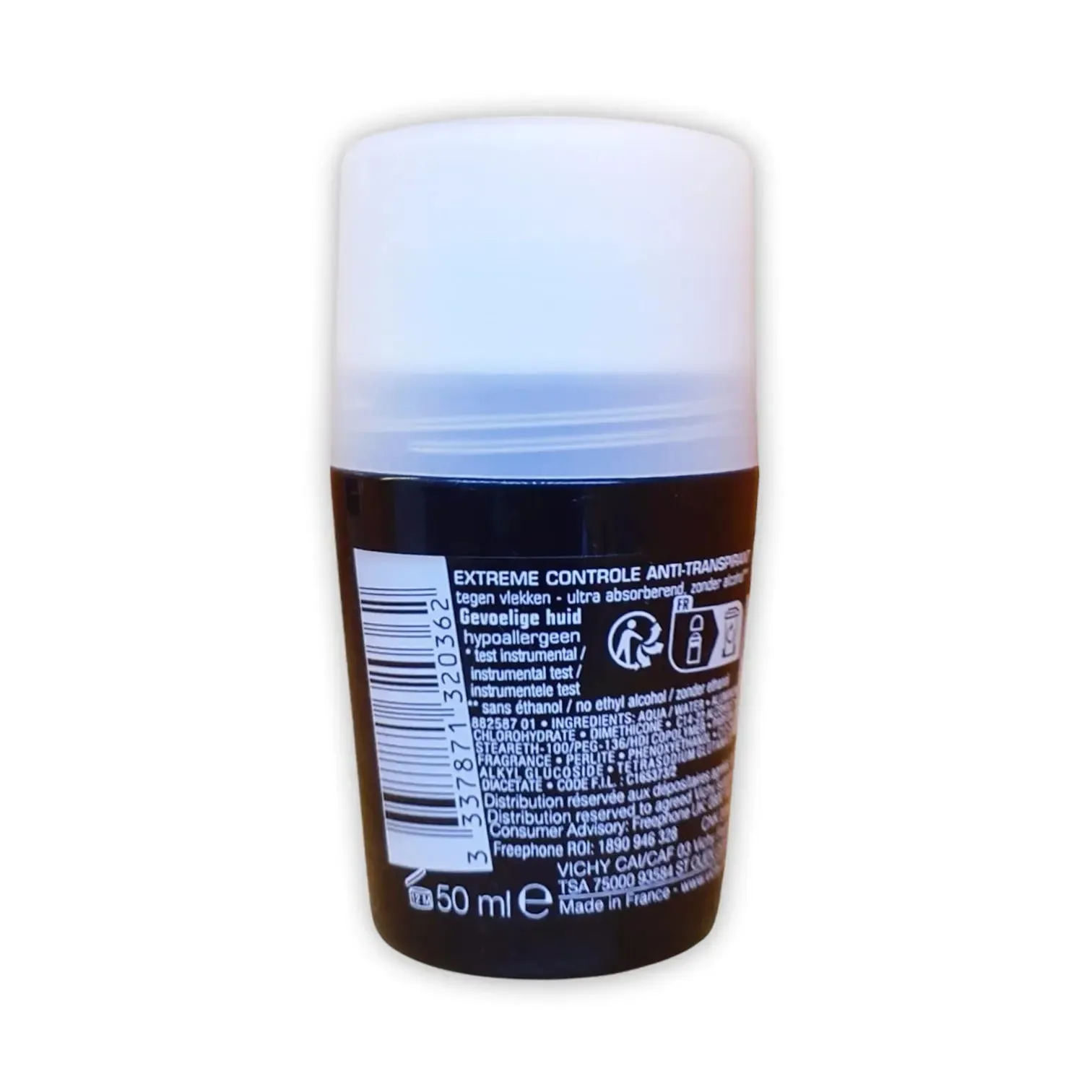 Vichy Homme Clinical Control Deodorant 50ml