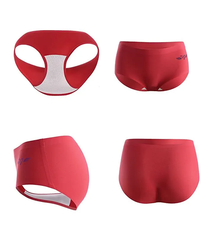 Womens Mulberry Silk Seamless Antibacterial Underwear 1 Pack